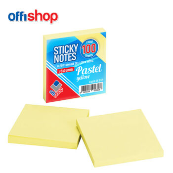 Block Sticky Notes 75X75 - 100 Sheets