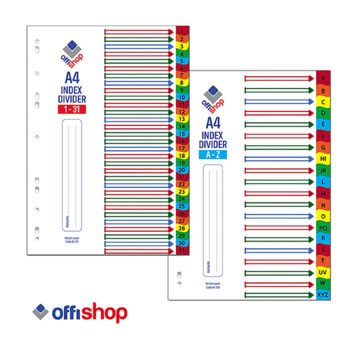 Cardboard folder with compartments 1-31