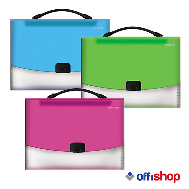 File with Handle with 13 Compartments