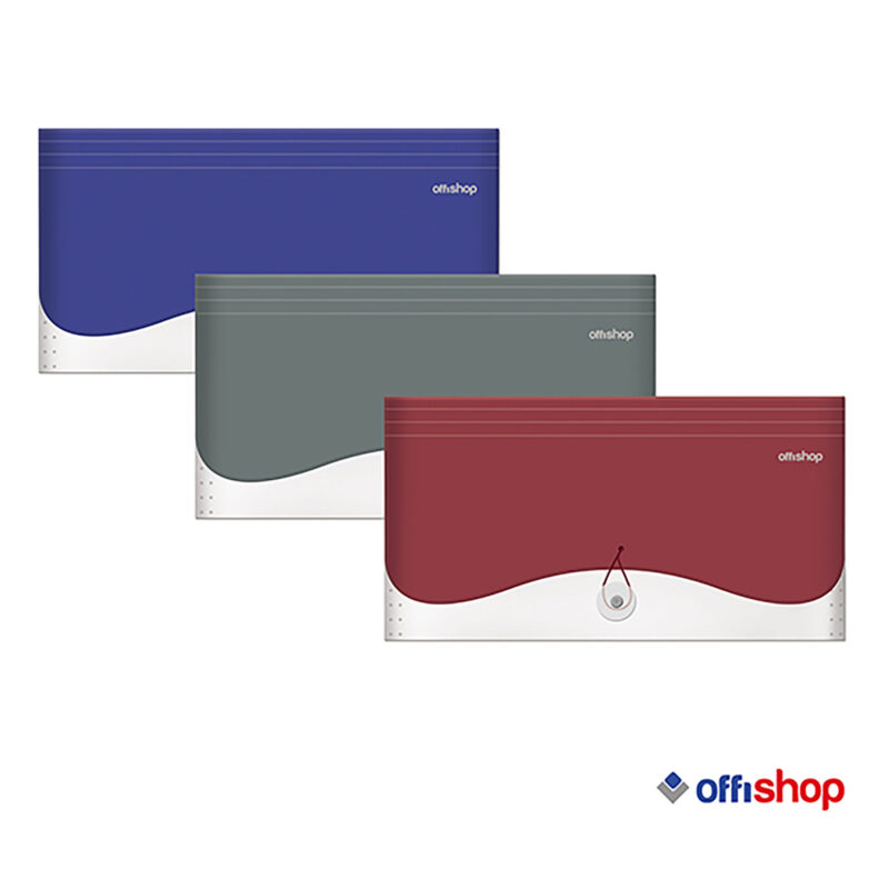 13 Compartment Elastic Folder