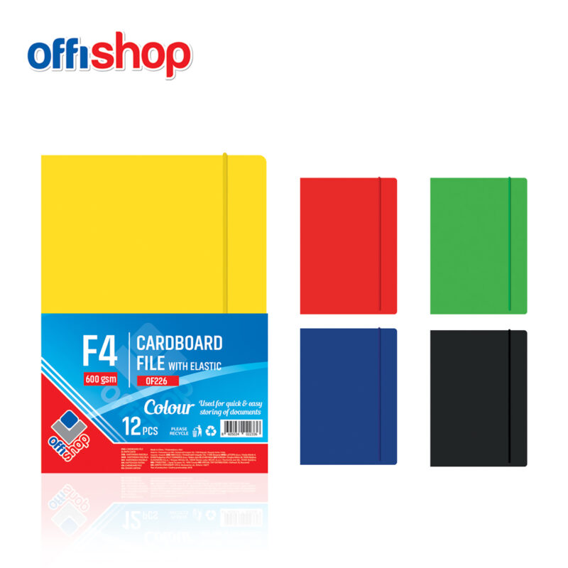 Cardboard Folder with Elastic 600gr F4