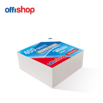 White Cube Block 90X90MM - 400 Sheets