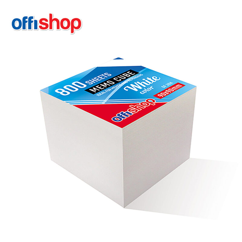 White Cube Block 90X90MM - 800 Sheets