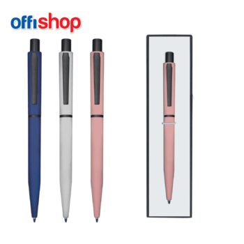 OFFISHOP Pen Metal Pastel- Blue