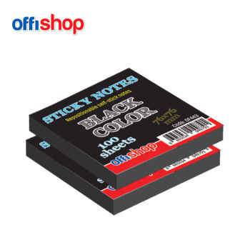 Black Sticky Notes 75X75 - 100 Sheets