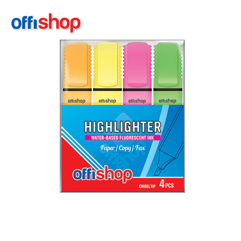 OFFISHOP Highlighter Marker Set - 4 Cope