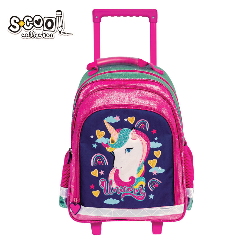 Unicorn Wheeled School Bag