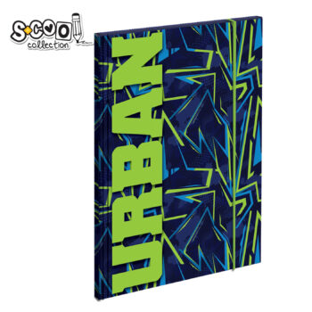Cardboard Folder with Urban Elastic