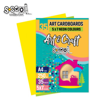 Colored paper Neon A4 250gr - 35 Sheets