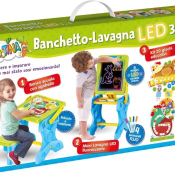 Children's blackboard with LED 3n1 - Lisciani Giochi 97142
