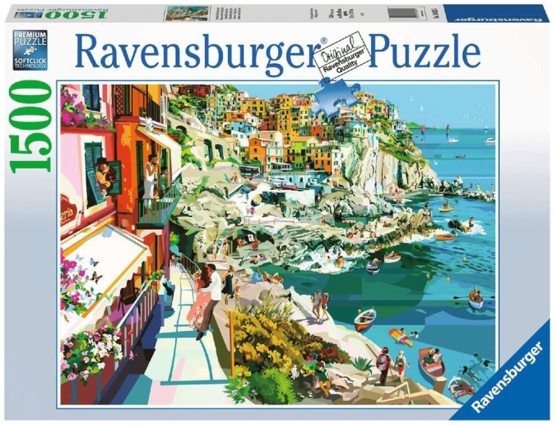 Puzzle 1500CP Ravensburger Romance in Cinque Terre169535