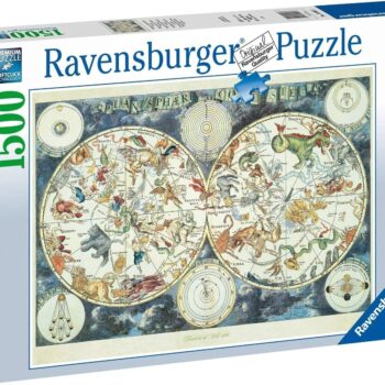 Puzzle 1500PC Ravensburger World Map of Fantastic Beasts 160037