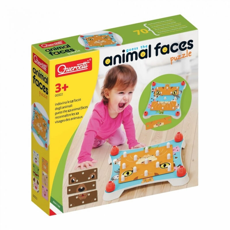 Quercetti Animal Face Puzzle 3+ 00322