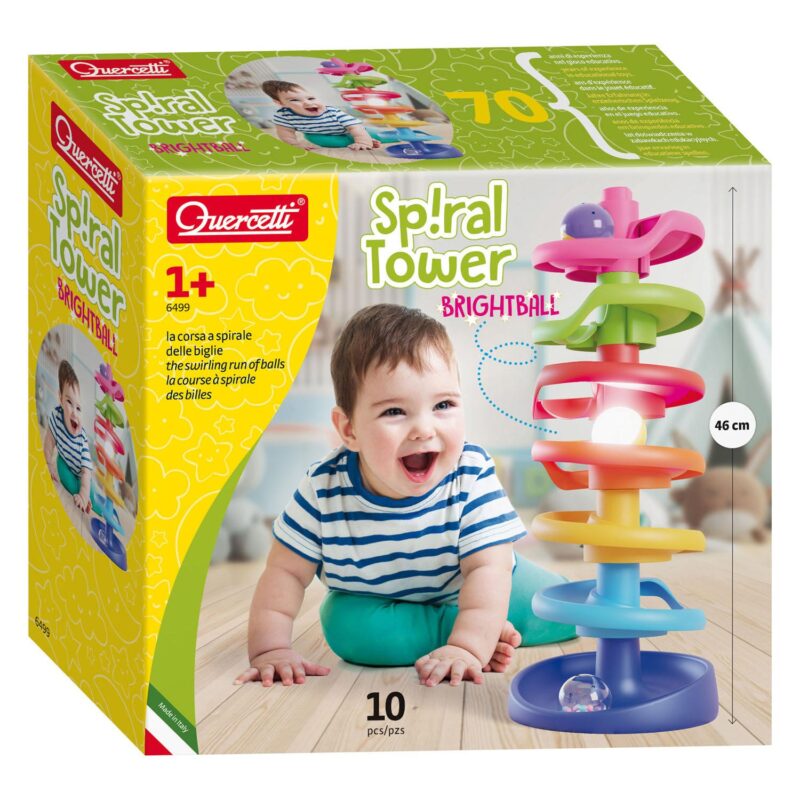 Quercetti Spiral Tower 1+ 10PCS 06499