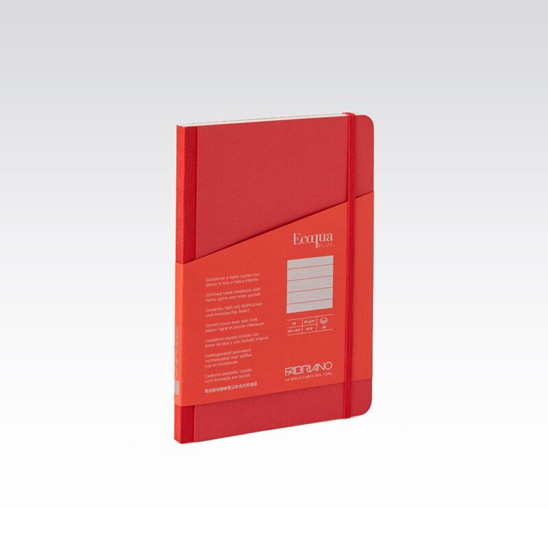 Notebook A5 Fabriano 80 Fl Red 19142109