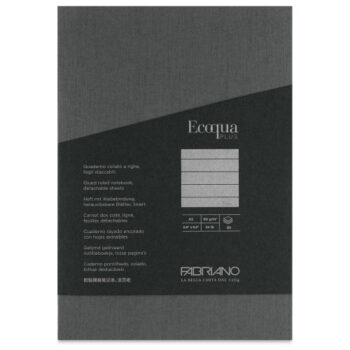 Notebook A5 Fabriano Line 90 Fl Gray 19014801