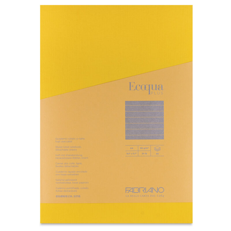 Notebook A4 Fabriano Line 90 Fl Yellow 19029707
