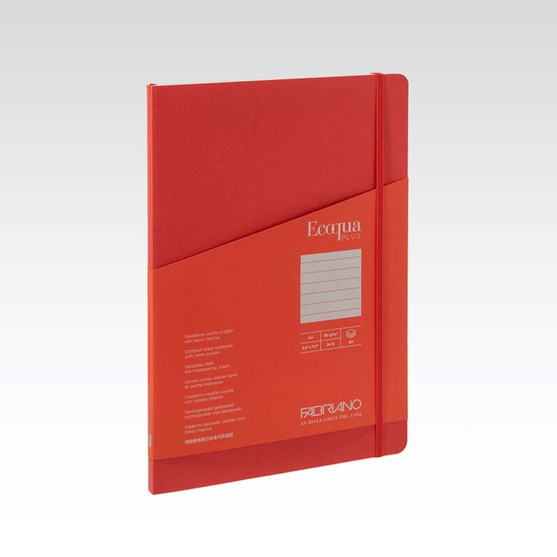 Notebook A4 Fabriano 80Fl Red Line 19629709