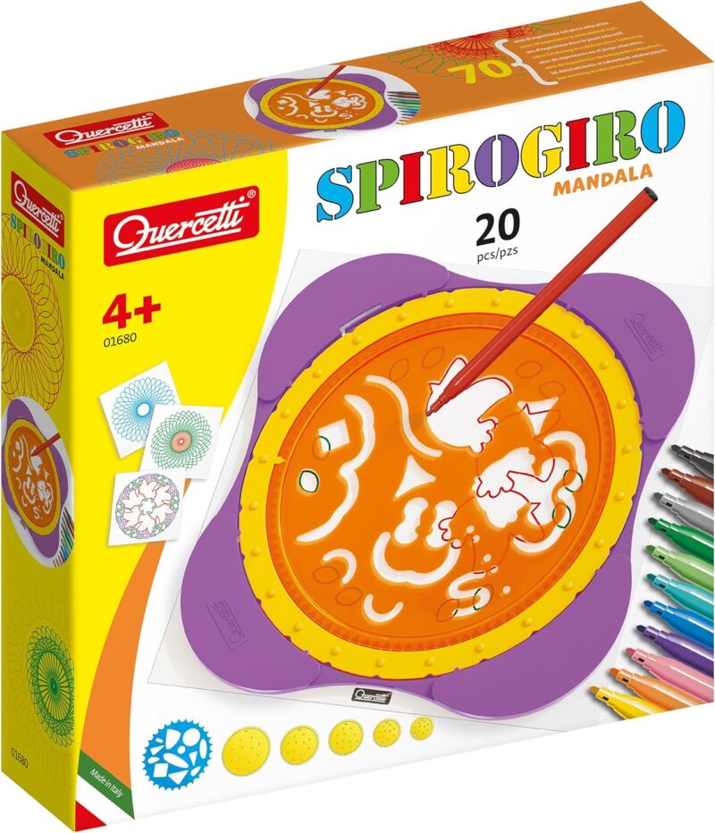 Quercetti Spirogiro Mandala 4+ 20PCS 01680