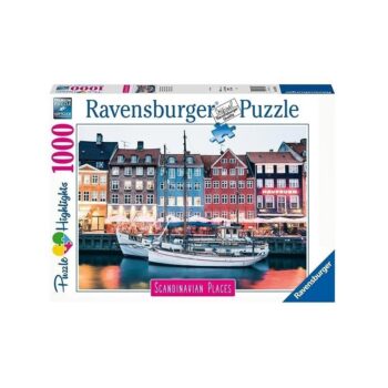 Puzzle 1000CP Ravensburger  Copenhagen Denmark 167395