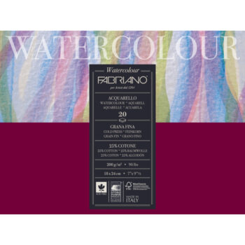 Watercolor notebook Fabriano 20FL 18*24 200GR 72611824