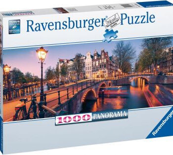 Puzzle 1000CP Ravensburger Evening in Amsterdam 167524