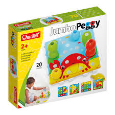 Quercetti Jumbo Peggy 2+ 20PCS 02270