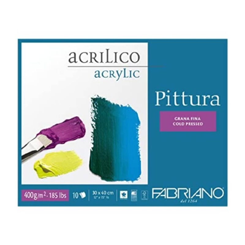 Grana Fina Fabriano Drawing Notebook 30X40 CM 400GR 40003040