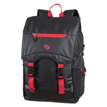Pulse Walker Black-Red School Bag