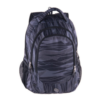 Pulse Blast Black Ocean School Bag