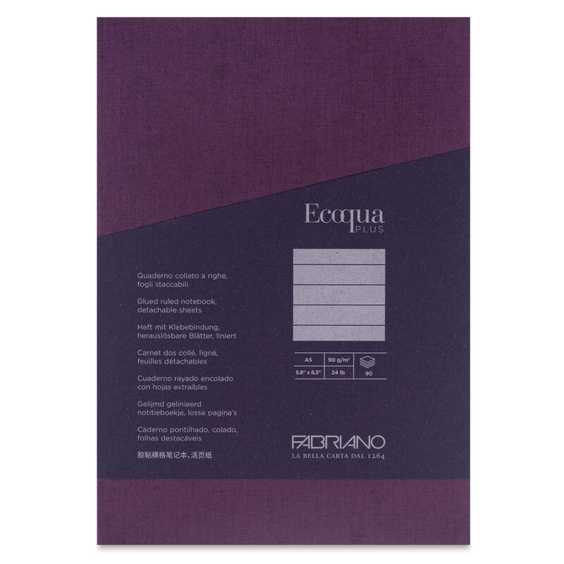 Notebook A5 Line Fabriano 90 Fl Purple 19014812