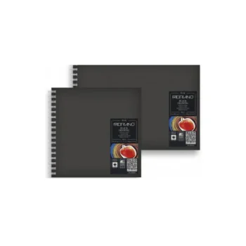 Block Tel Black Drawing Book Fabriano 21X29.7 CM 190GR 19021297