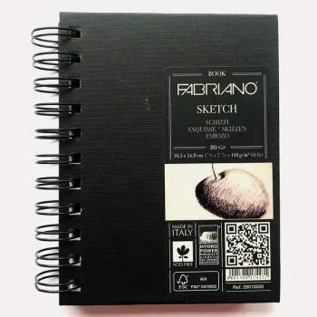 Block Tel Sketch Book Fabriano 10.5X14.8 CM 110GR 28010550