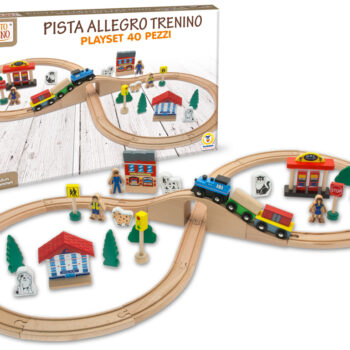 Fatto Di Legno Allegro Trenino 40 PZ Track 265CM 23034116