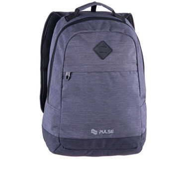 Pulse Bicolor Cationic Gray School Bag
