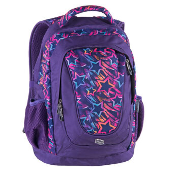 Pulse Music Violet Star School Bag