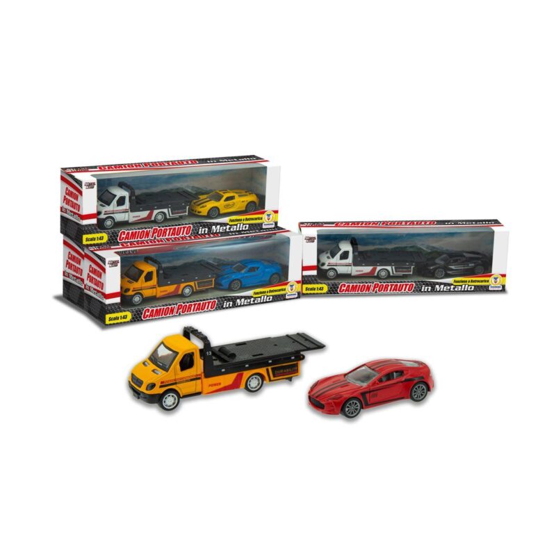 Metal Kids - Retro Car Transporter Truck19124291