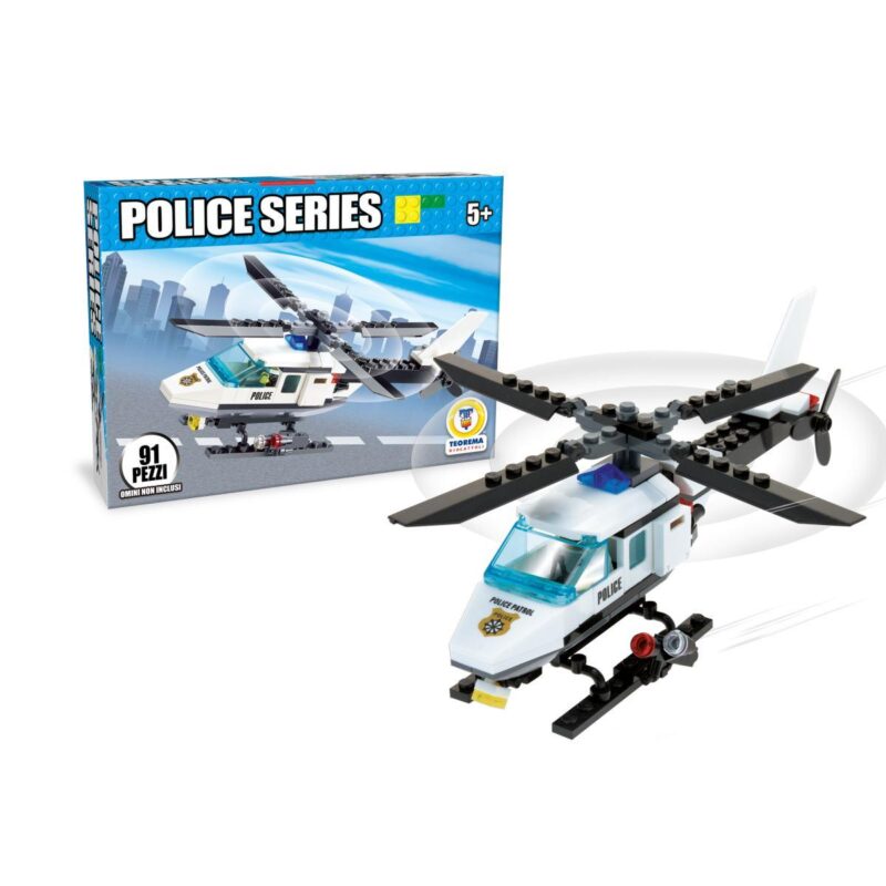 Costruzioni Click Clack Elicottero Police 93 PZ 05054375