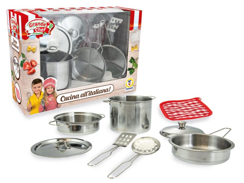 Grande Chef Set Pentoline In Metallo Con Press 04084440