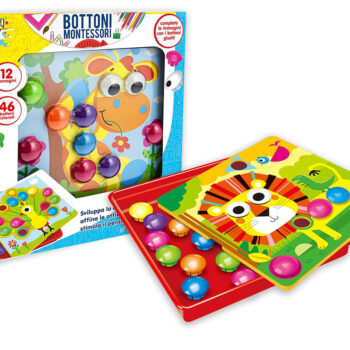 Plastiart Gioco Montessori Chiodini Colorati 09124038