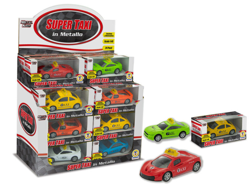 Metal Kids Taxi Display 24Pz Retroc 28103979