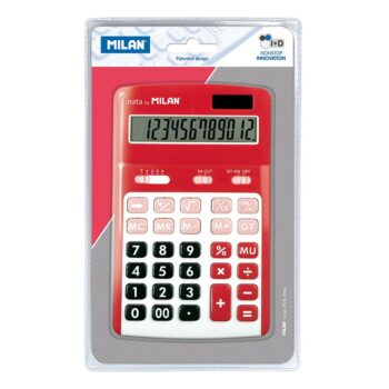 Makine Llogaritese 12-Digit Red MILAN 150712RBL