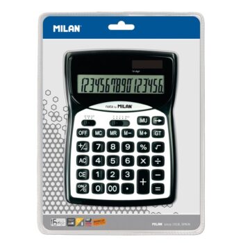 Makine Llogaritese 16-Digit Black MILAN 152016BL