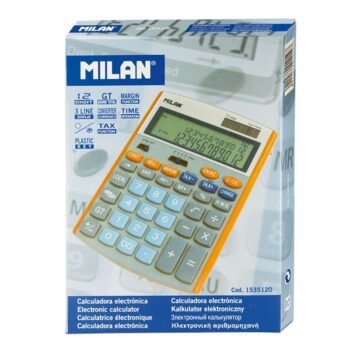 Makine Llogaritese 12-Digit Orange+Grey MILAN 153512O