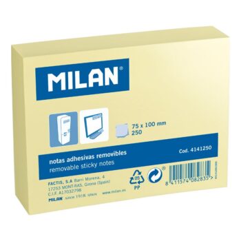 Stick Note 250 FL 75*101 MM MILAN 4141250
