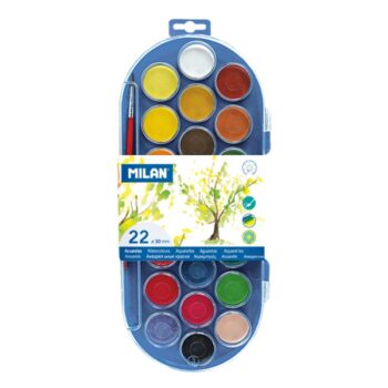 Set Bojra Uji 22 Ngjyra 30MM MILAN 80022