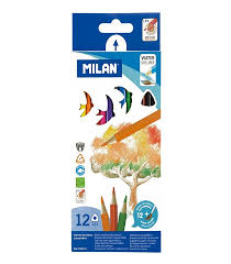 Lapsa Me Ngjyra 12CP+Penel Aquarell Milan 0742312