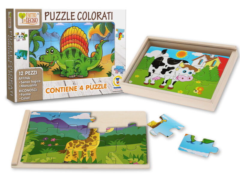 PUZZLE DRURI FIGURA COLORATI TEO 17114520