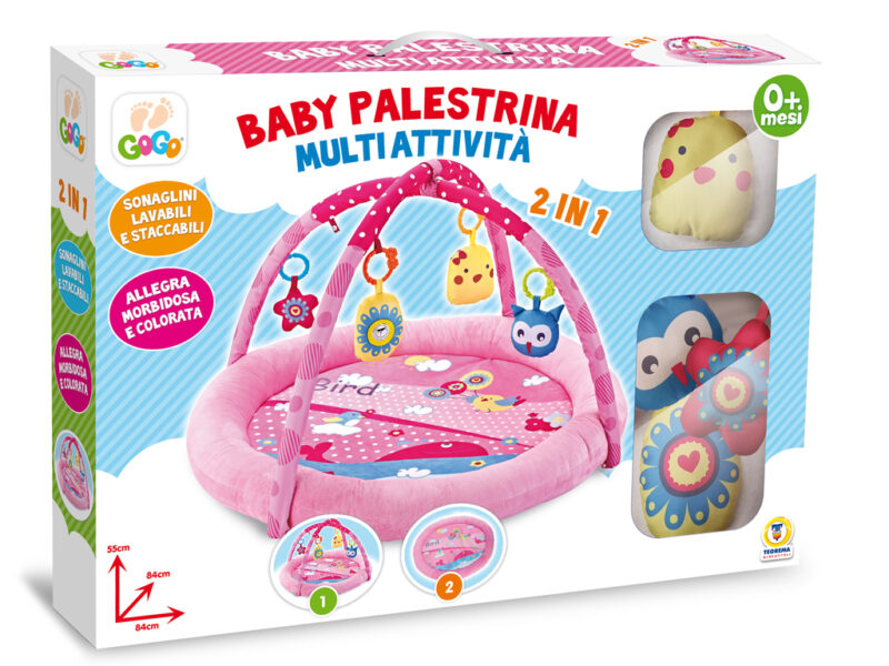 TAPET ME LODRA PER BEBE 84*84*55 BABY PALESTRINO TEO 04113993 - Image 3