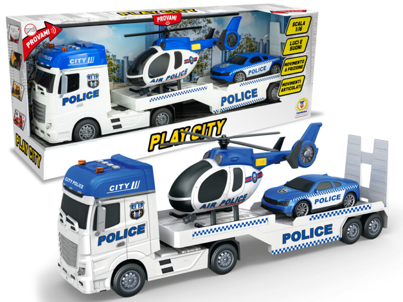 TRAJLER POLICIE + HELIKOPTER PLAYCITY TEO 29114526 - Image 4